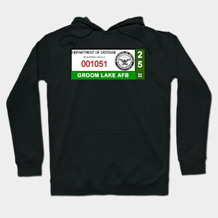 2025 Groom Lake Area 51 Vehicle Base Permit UFO Hoodie